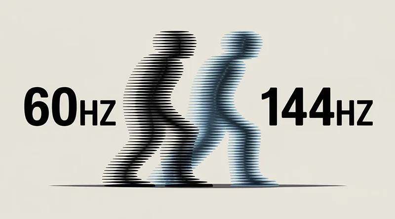 144hz monitor, 60hz vs 144hz, refresh rate, valorant monitor