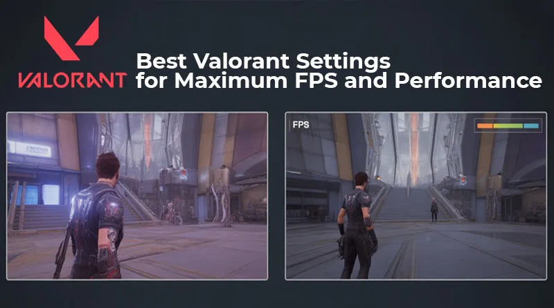 A comparison showing the difference between high and low graphics, illustrating the best Valorant settings for FPS.
