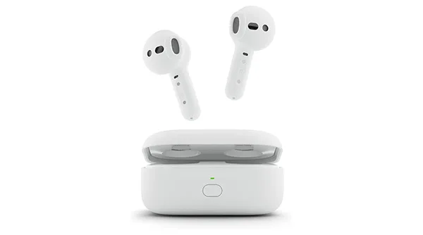 A pair of Amazon Echo Buds, a smart choice among the best gaming earbuds for users who want hands-free Alexa integration with their setup.