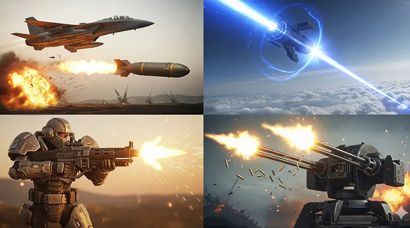 A tier list collage of the best Stratagems in Helldivers 2, featuring the Eagle 500kg Bomb, Orbital Laser, and Railgun.
