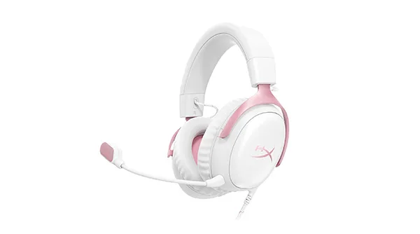 A profile view of the comfortable HyperX Cloud III, a durable model often recommended as one of the best gaming headsets for streaming.
