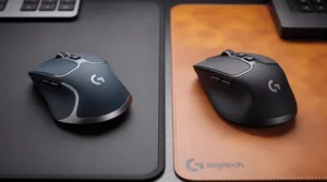 A lineup of the best Logitech wireless mouse models for 2025, showing the G Pro X Superlight 2 and the MX Master 3S.