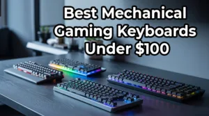 A lineup of the best mechanical gaming keyboards under $100 for 2025, including models from SteelSeries and Razer.
