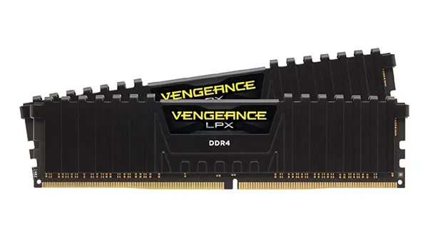 The Corsair Vengeance LPX, the best DDR4 RAM for gaming, known for its reliability and low-profile design