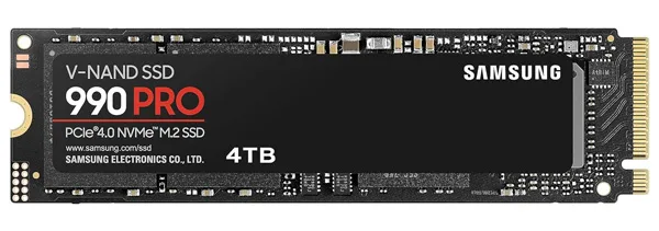 The Samsung 990 Pro, the best premium 4TB SSD for gaming and professional content creation.
