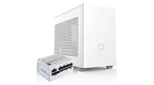 The mesh-panel version of the Cooler Master NR200, used for maximum airflow in a Mini ITX Gaming PC build.