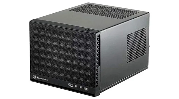 The budget-friendly Silverstone Sugo SG13, a compact option for a starter Mini ITX Gaming PC build.