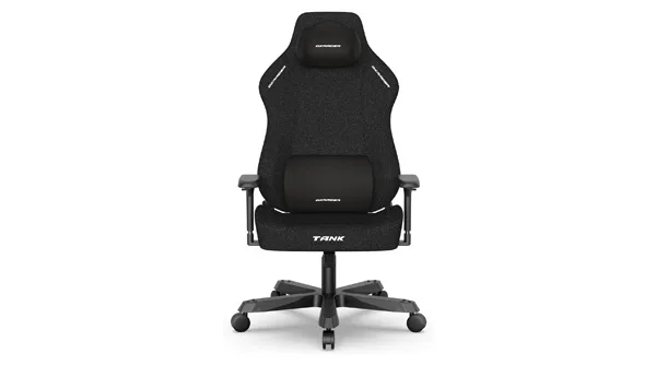 The DXRacer Tank Series, featuring an extra-wide seat and high-capacity Class 4 gas lift for a durable and supportive best ergonomic gaming chair for a heavy person.