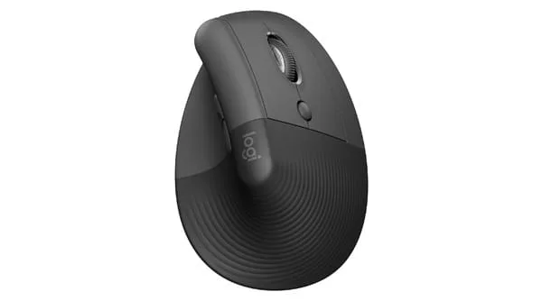 Logitech Lift Vertical Ergonomic Wireless Mouse - Graphite